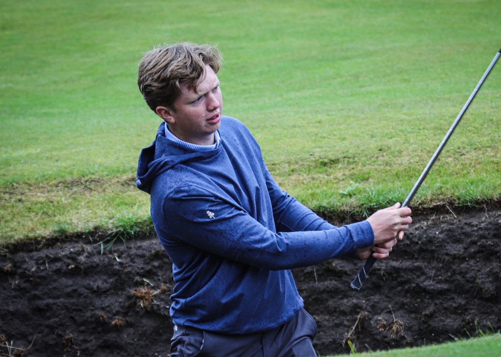 THE HESKETH - HEATHERED NAVY BLUE HOODIE