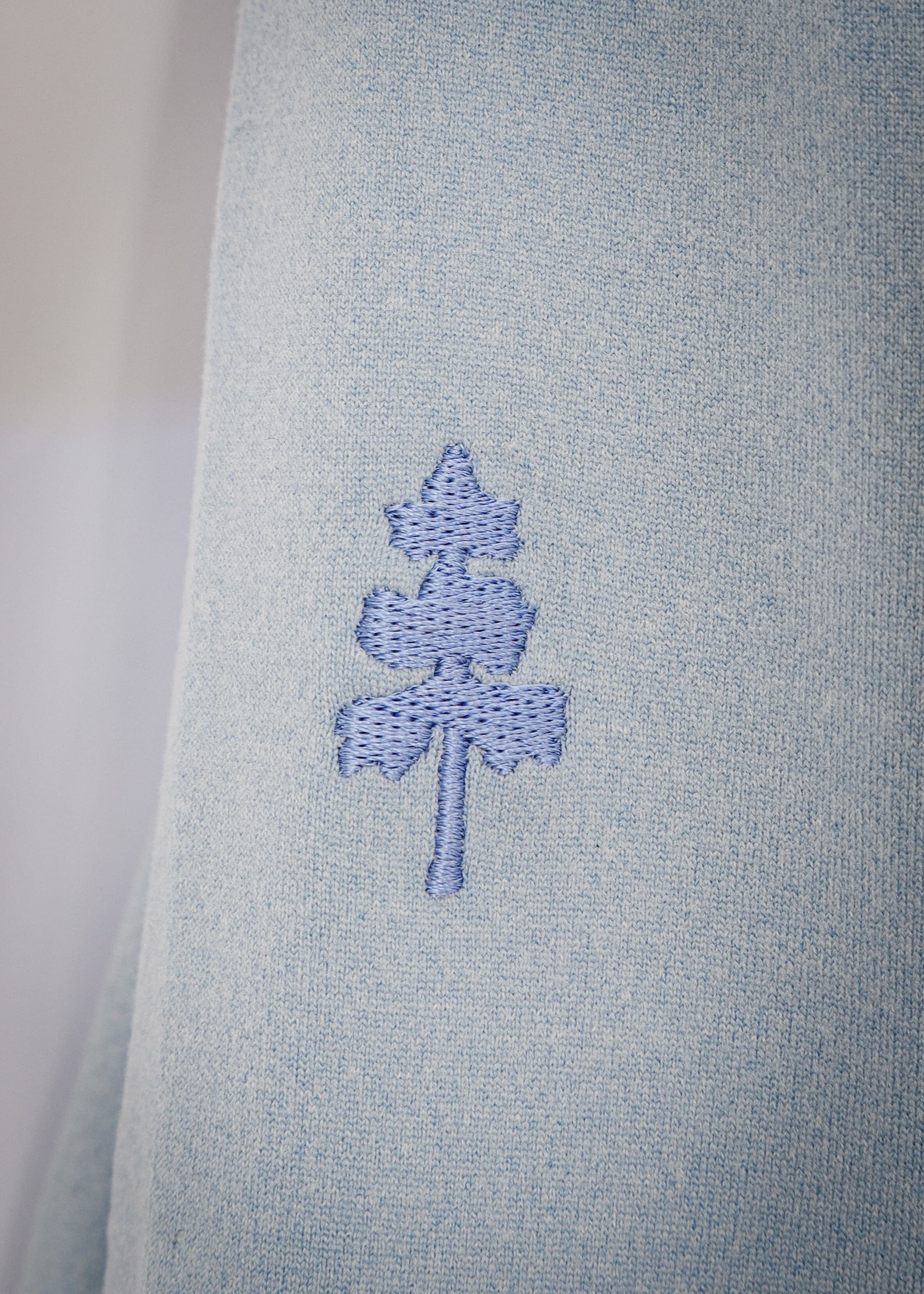 THE HESKETH - HEATHERED POWDER BLUE HOODIE