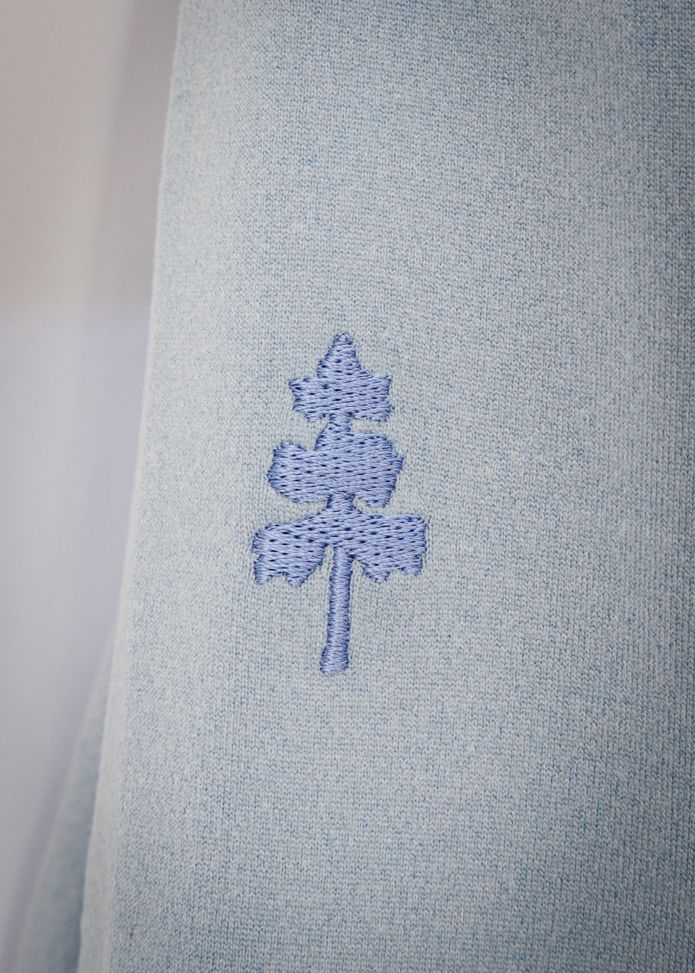 THE HESKETH - HEATHERED POWDER BLUE HOODIE