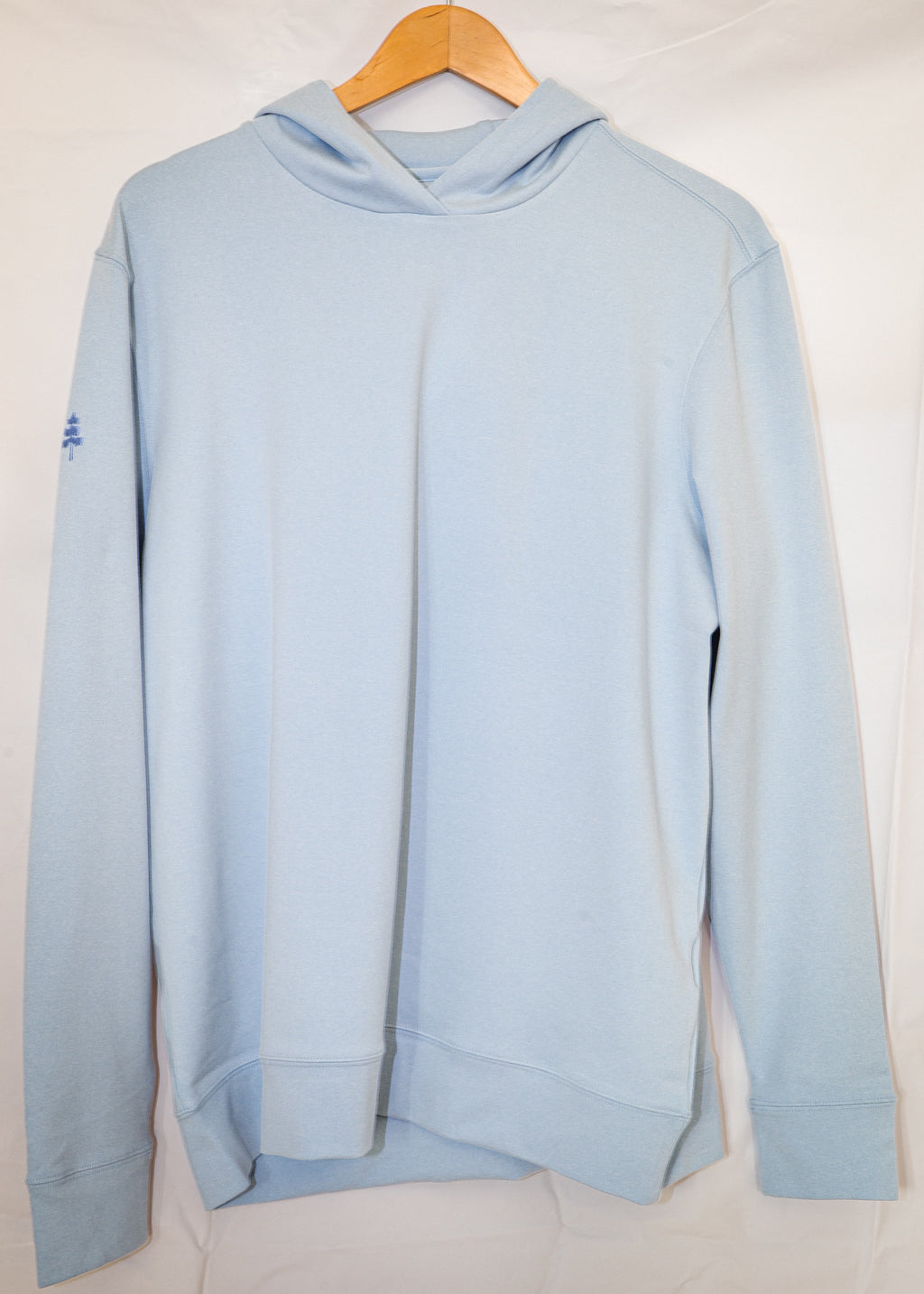 THE HESKETH - HEATHERED POWDER BLUE HOODIE