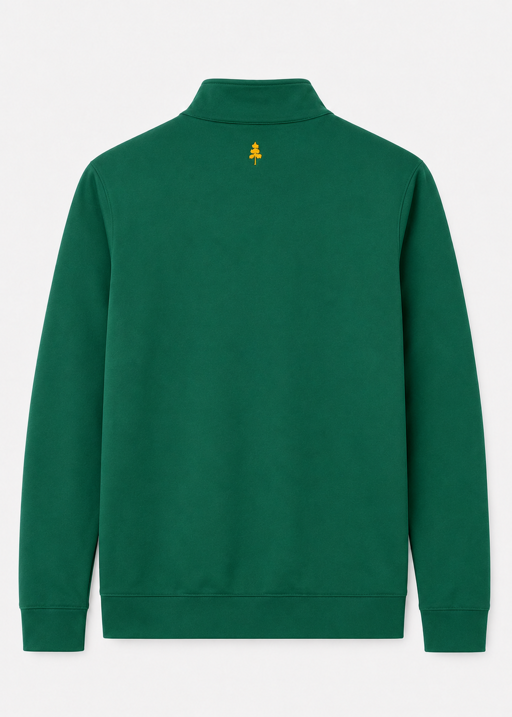 THE AINSDALE - HEATHERED BOTTLE GREEN 1/4 ZIP