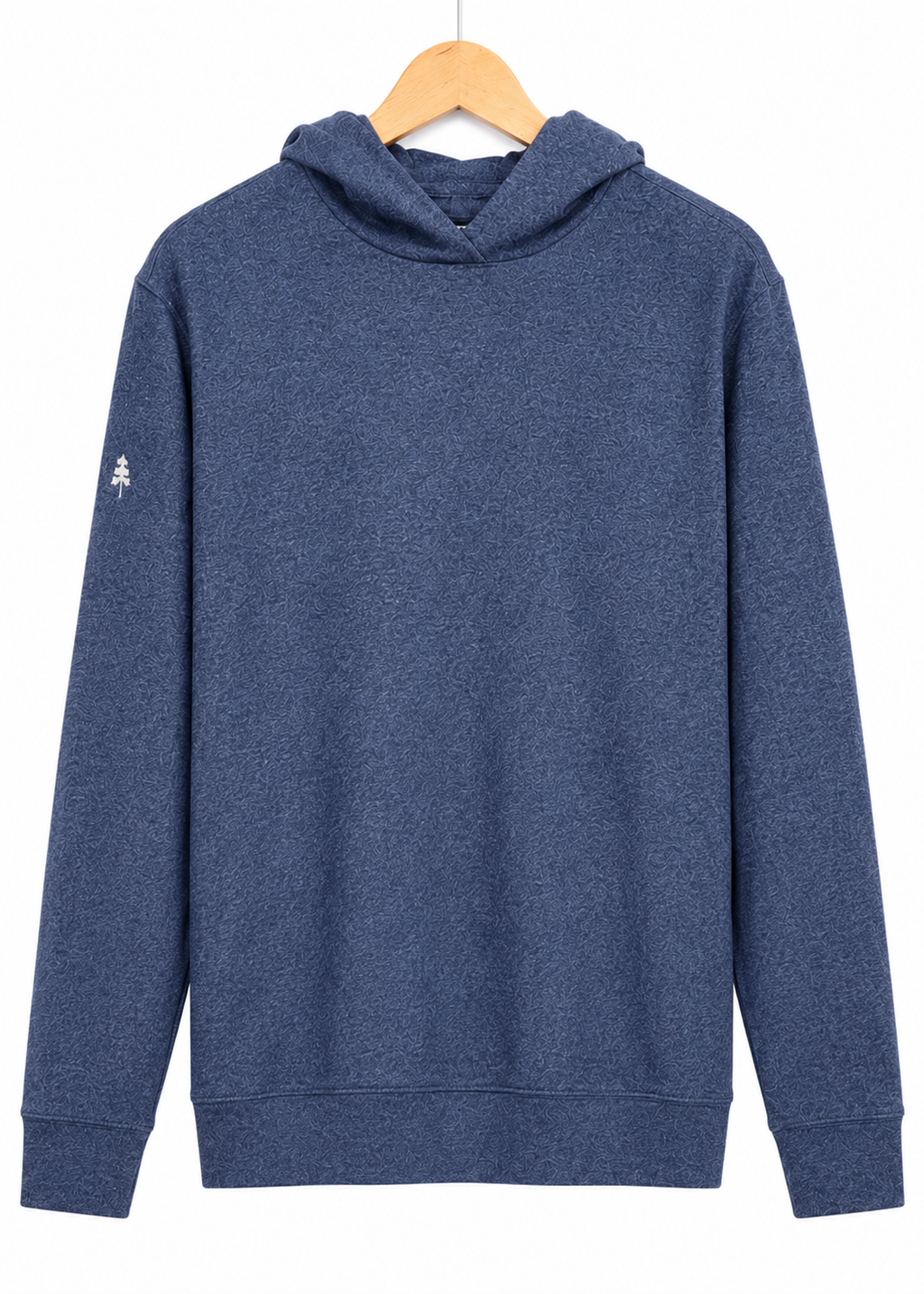 THE HESKETH - HEATHERED NAVY BLUE HOODIE