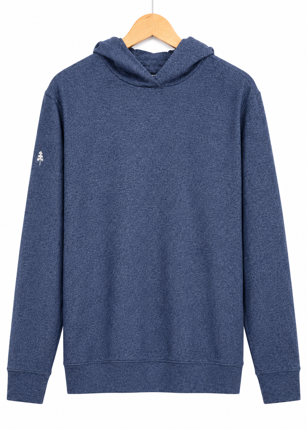 THE HESKETH - HEATHERED NAVY BLUE HOODIE